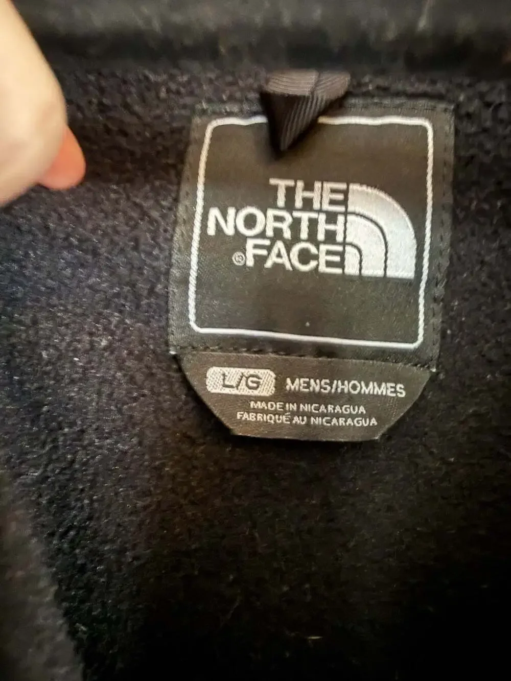 The North Face Men's Denali Fleece Jacket Black Size Large